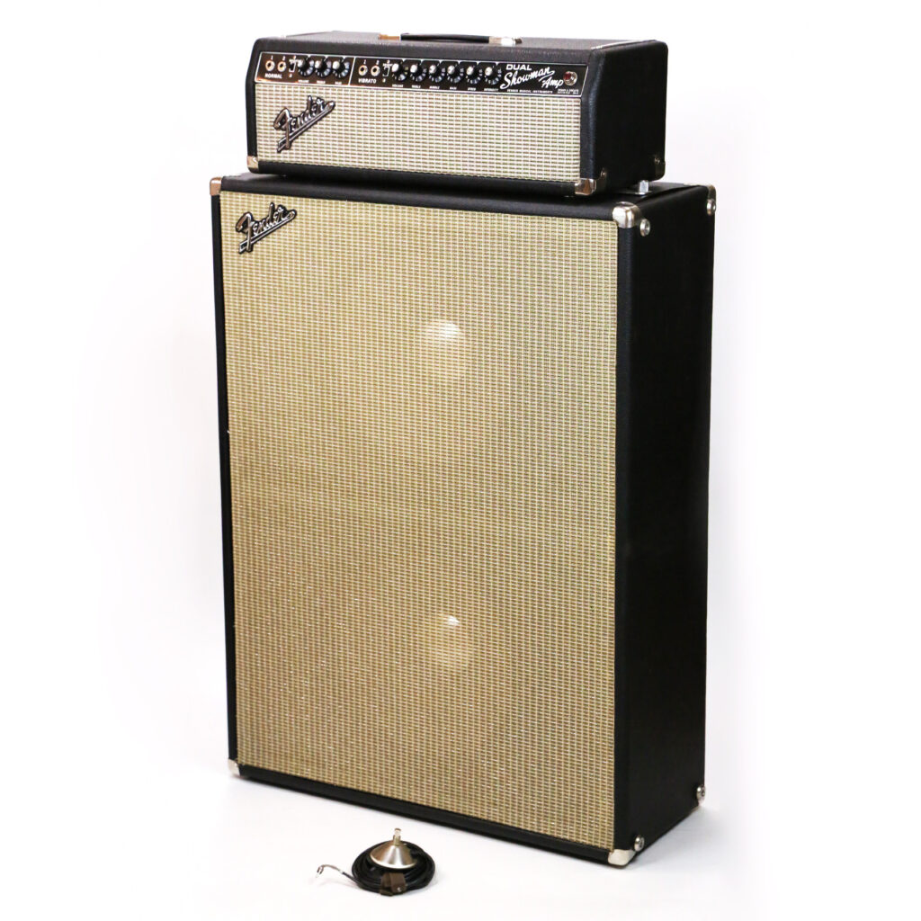 Piggyback Instrument 1966 Fender Dual Showman Amp AB763 Vintage Electric Instrument ...