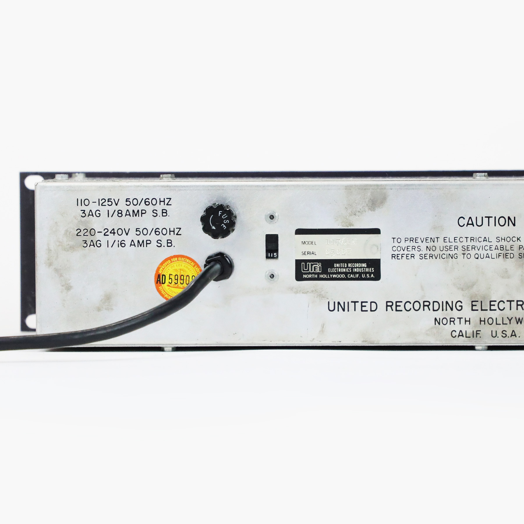 1973-UREI-1176LN-Limiting-Amplifier-UA-Rev-E-2522E-10